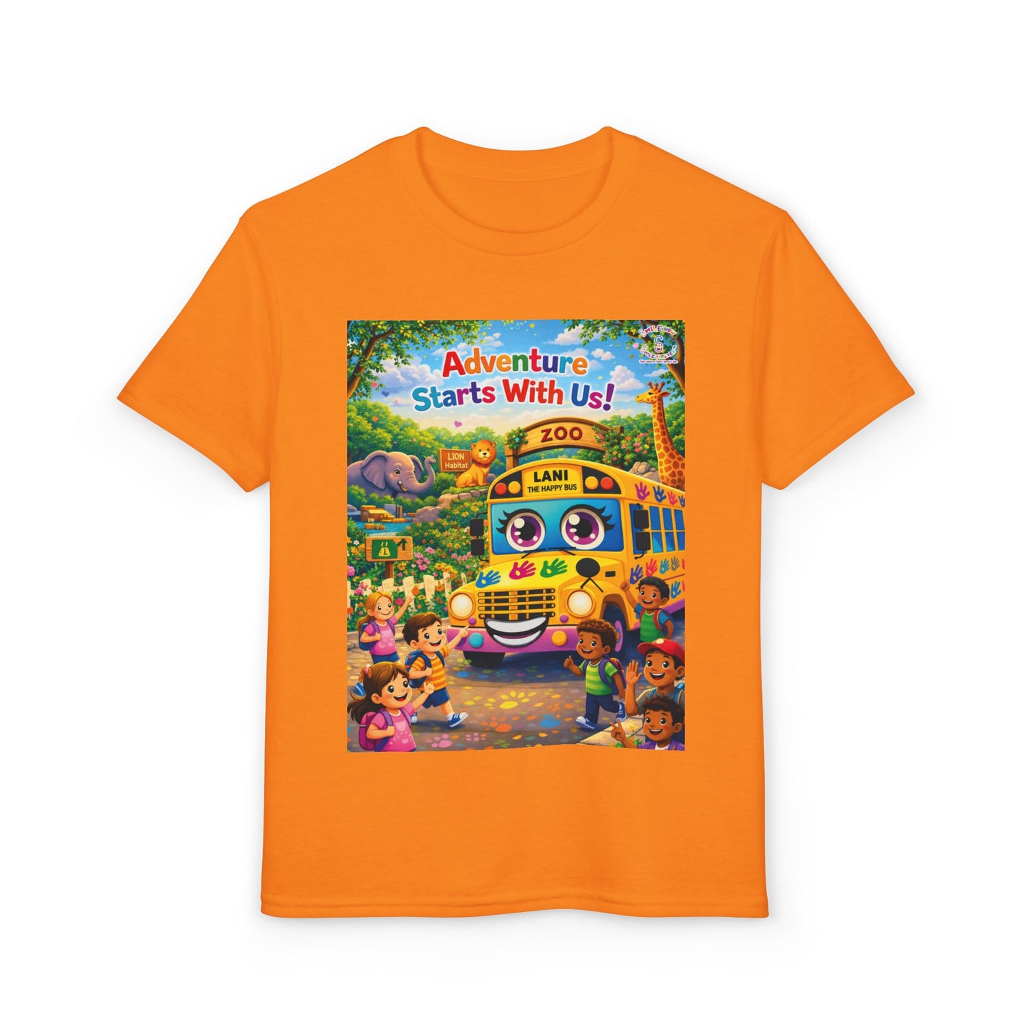 Lani™ Youth DryBlend® T-Shirt – "Adventure Starts With Us!" Graphic