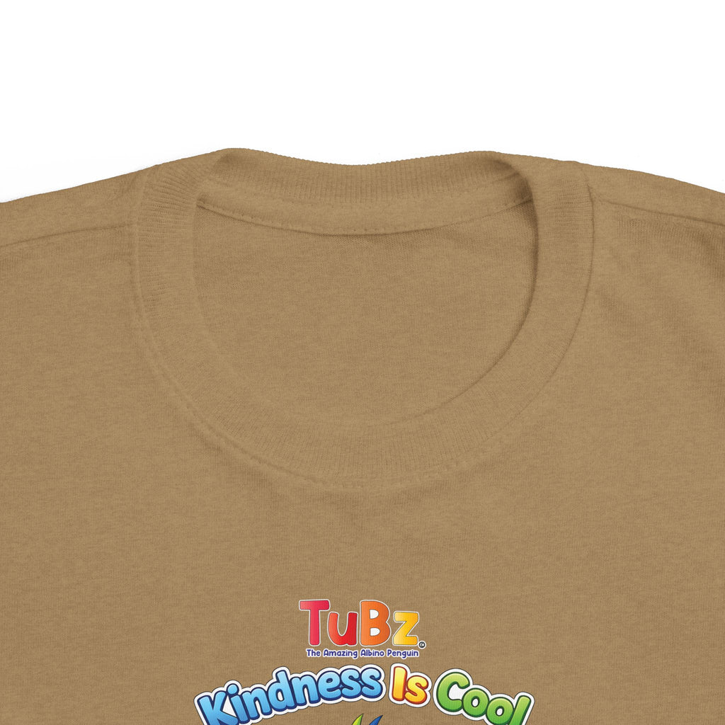 TuBz™ "Kindness Is Cool" Kids T-Shirt - Positive Message Graphic Tee | Smile Universe TuBz4Kidz