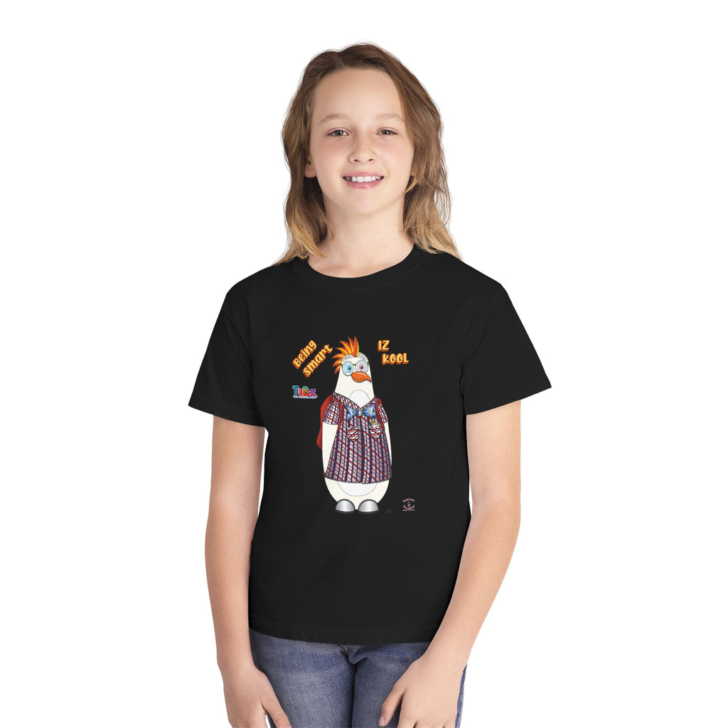 TuBz™ "Being Smart Iz Kool" Youth Graphic T-Shirt - Educational Kids Tee | TuBz4Kidz