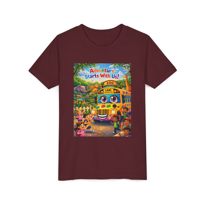 Lani™ Youth Short Sleeve Tee – "Adventure Starts With Us!" Graphic