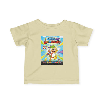 Potz™ Infant Fine Jersey Tee – "I Guide My ADHD Energy!" Graphic Tee | Smile Universe Collection