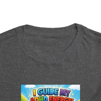 Potz™ Toddler Short Sleeve Tee – "I Guide My ADHD Energy!" Graphic Tee | Smile Universe Collection