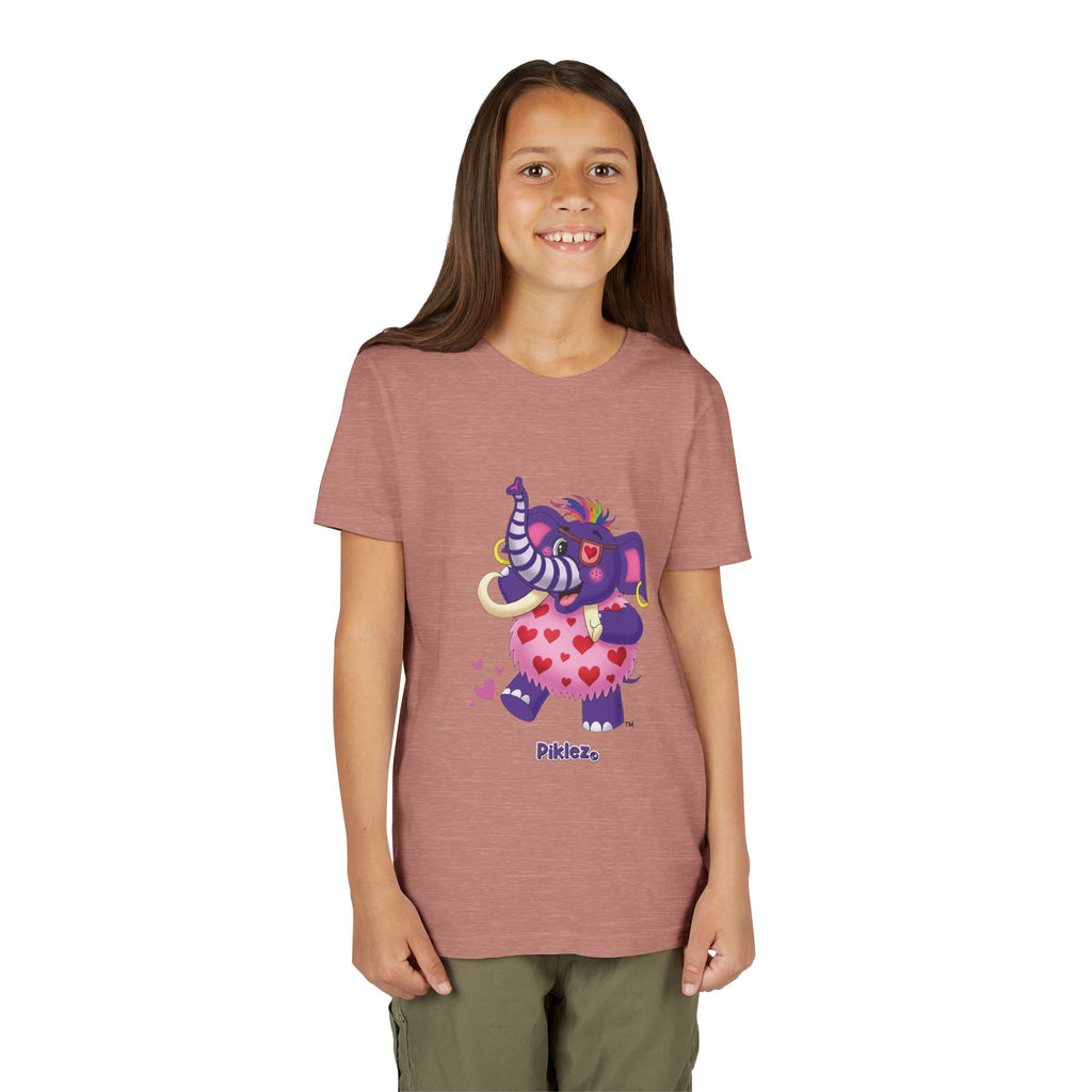 Piklez™ Youth Short Sleeve Tee – "Full of Love!" Graphic Shirt | Smile Universe Collection