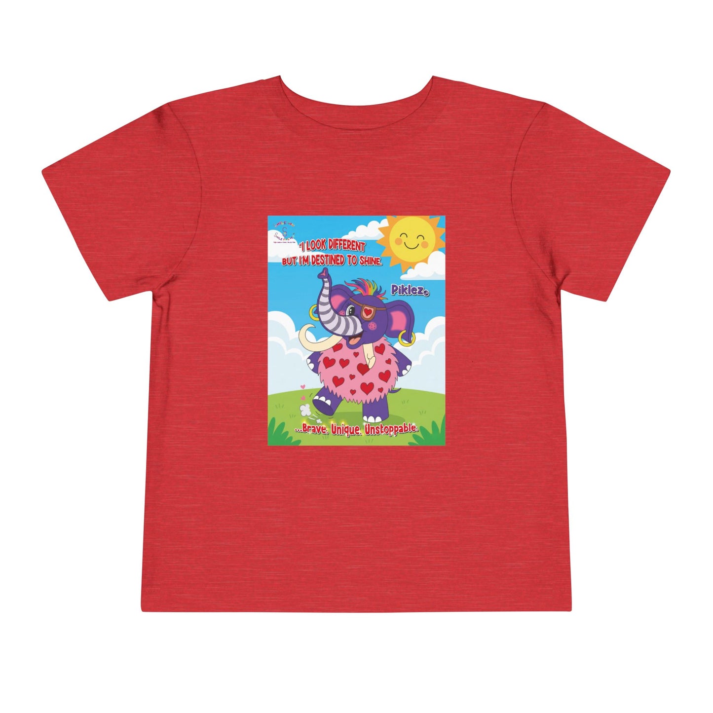 Piklez™ Toddler Tee – “Destined to Shine” Graphic Shirt | Smile Universe Collection