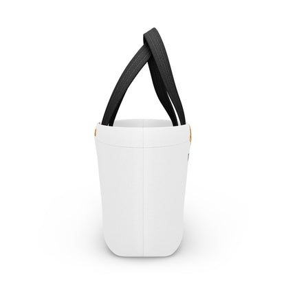TuBz™ "Being Smart Iz Kool" Canvas Lunch Bag - Kids School Tote