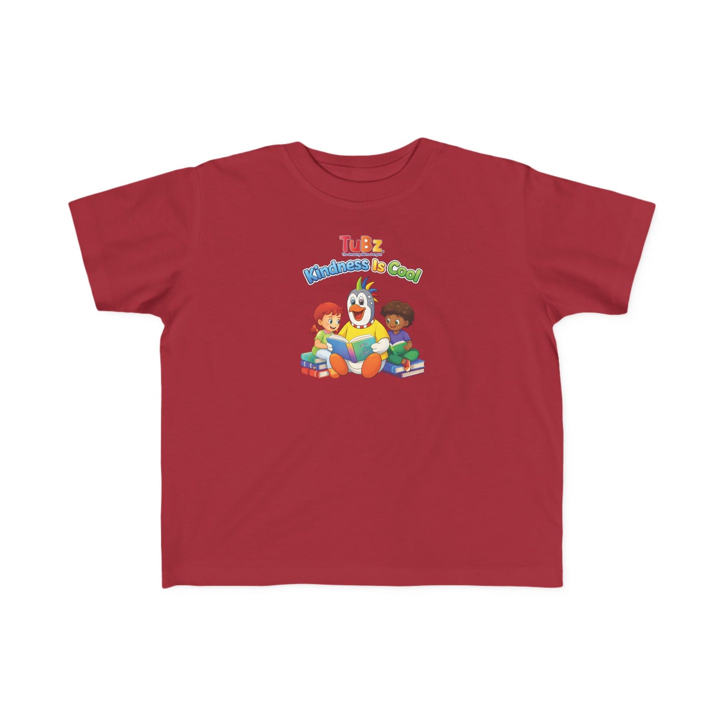 TuBz™ "Kindness Is Cool" Kids T-Shirt - Positive Message Graphic Tee | Smile Universe TuBz4Kidz