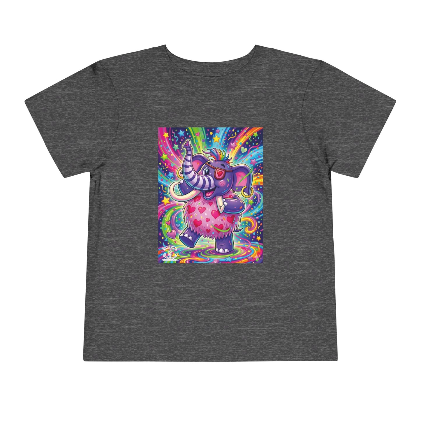 Piklez™ Toddler Short Sleeve Tee – "Born to Celebrate!" Graphic Shirt | Smile Universe Collection