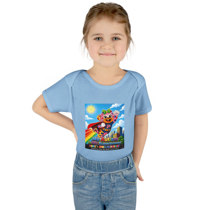 Panz™ Infant Baby Rib Bodysuit – "My Autism is My Superpower" Graphic | Smile Universe Collection