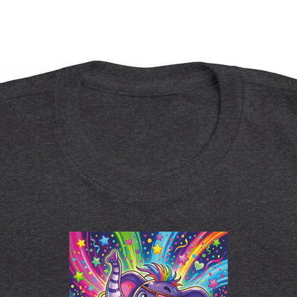Piklez™ Toddler's Fine Jersey Tee – "Born to Celebrate!" Graphic Shirt | Smile Universe Collection
