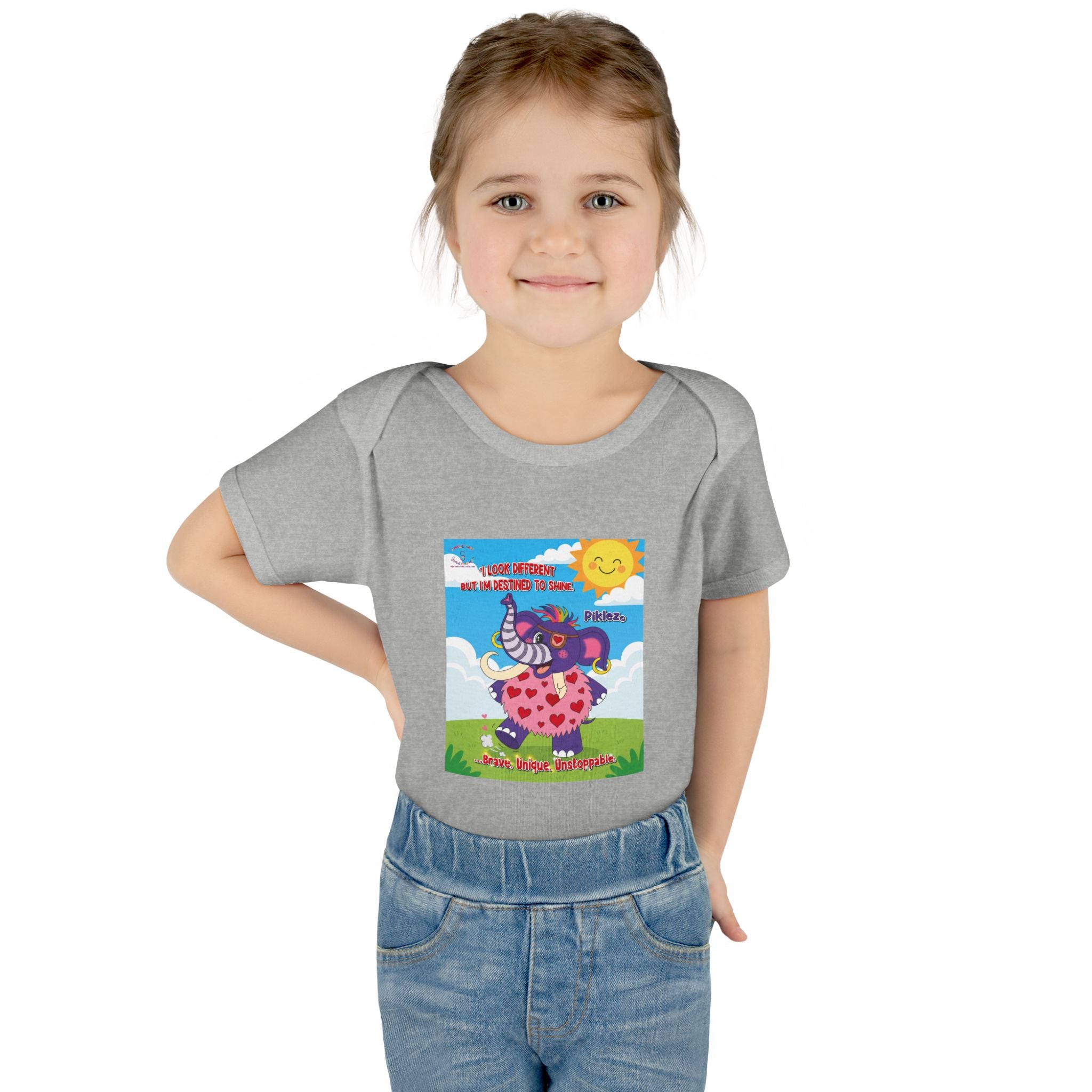 Piklez™ Infant Bodysuit – “Destined to Shine” Baby Outfit | Smile Universe Collection