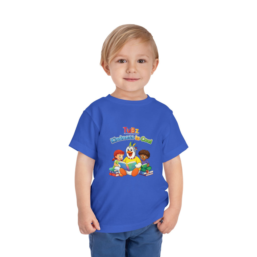 TuBz™ "Kindness Is Cool" Kids T-Shirt - Positive Message Graphic Tee | Smile Universe TuBz4Kidz