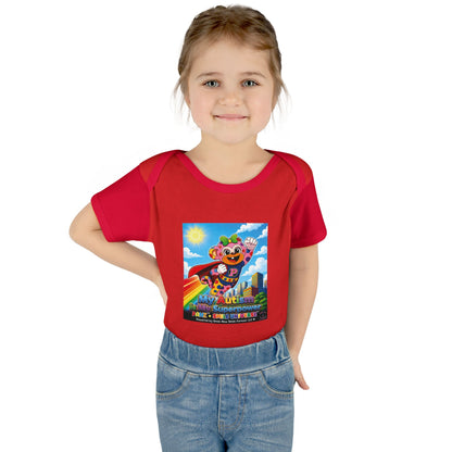 Panz™ Infant Baby Rib Bodysuit – "My Autism is My Superpower" Graphic | Smile Universe Collection