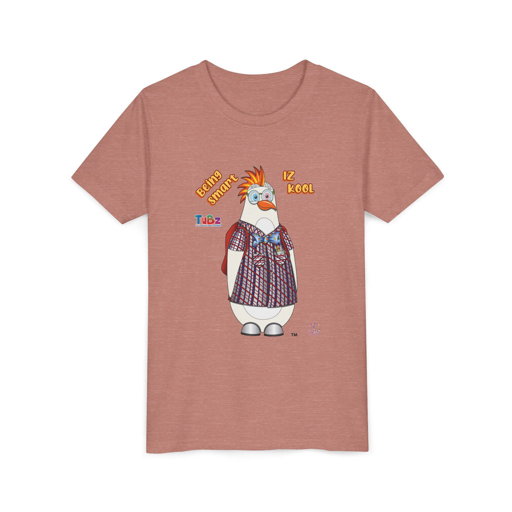 TuBz™ "Being Smart Iz Kool" Youth Graphic T-Shirt - Educational Kids Tee | TuBz4Kidz