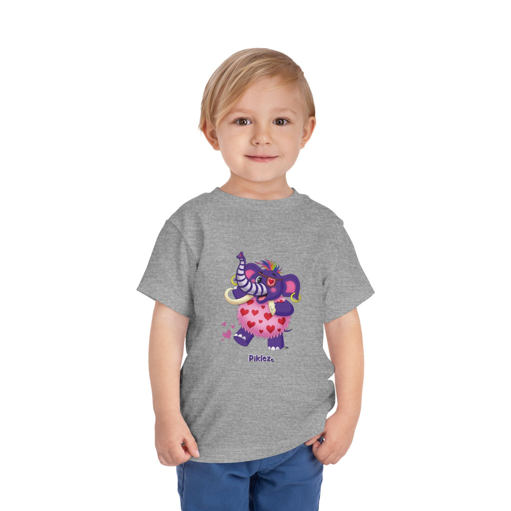 Piklez™ Toddler Short Sleeve Tee – "Full of Love!" Graphic Shirt | Smile Universe Collection