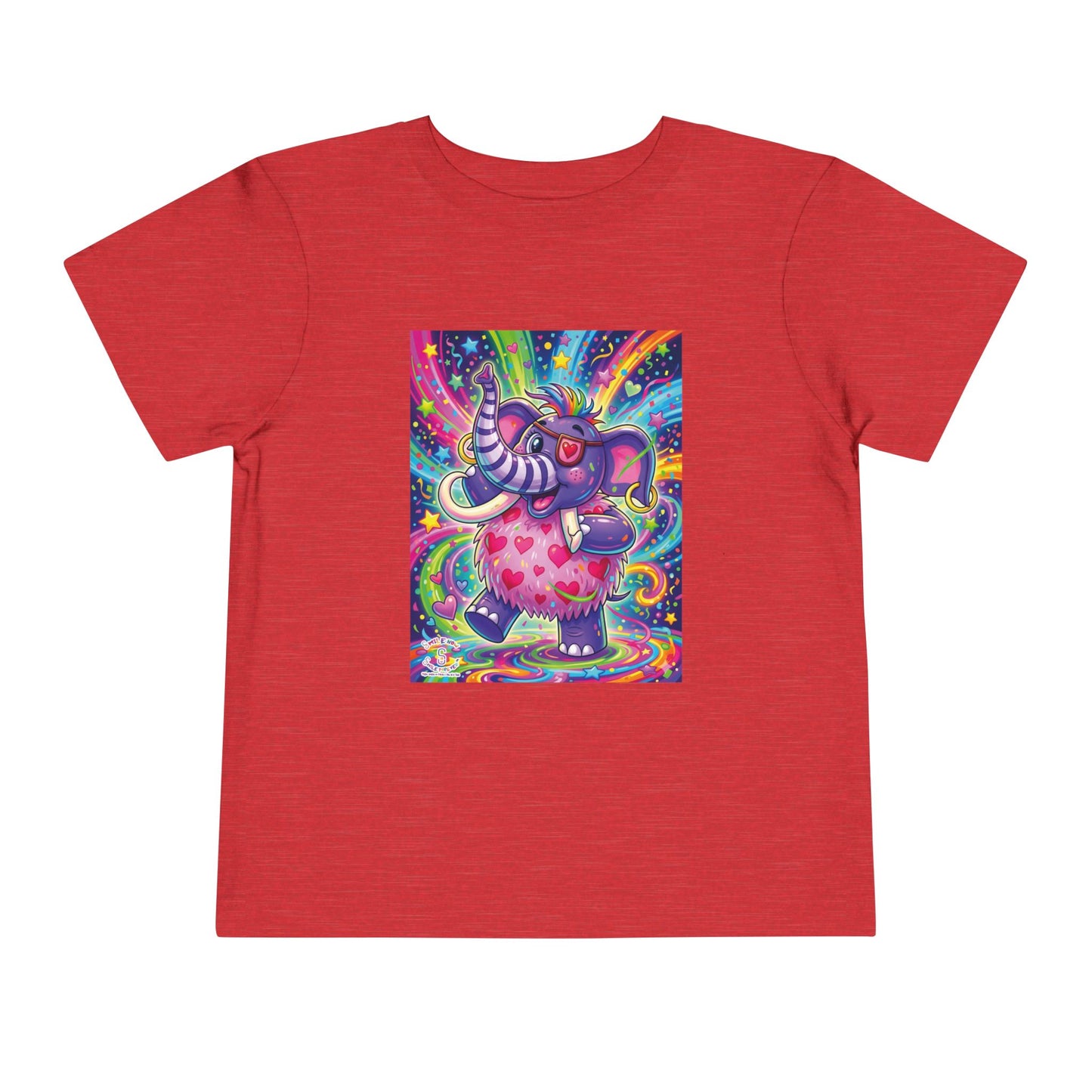 Piklez™ Toddler Short Sleeve Tee – "Born to Celebrate!" Graphic Shirt | Smile Universe Collection