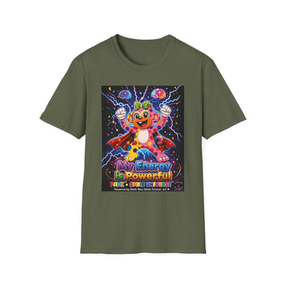 Panz™ Unisex Softstyle T-Shirt  for Adult– "My Energy is Powerful" Graphic Tee | Smile Universe Collection
