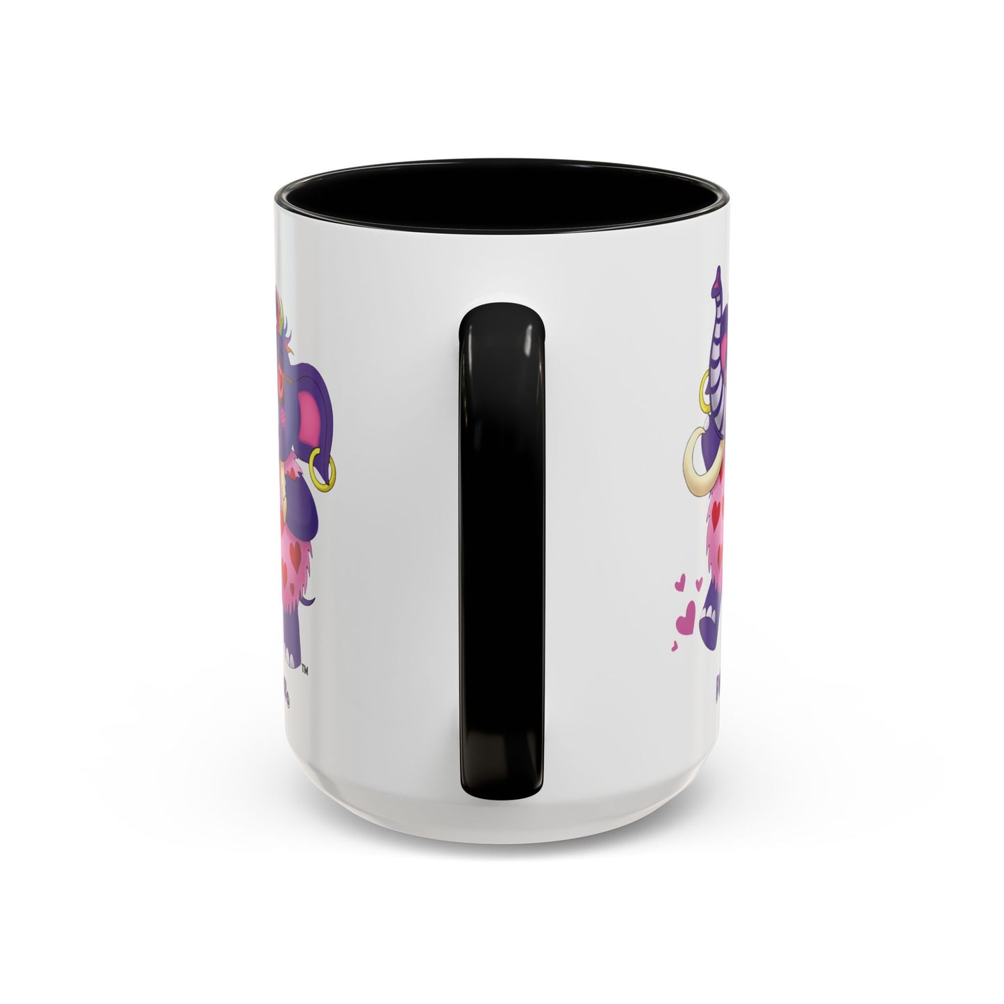 Piklez™ Accent Coffee Mug (11oz & 15oz) – "Full of Love!" Graphic | Smile Universe Collection