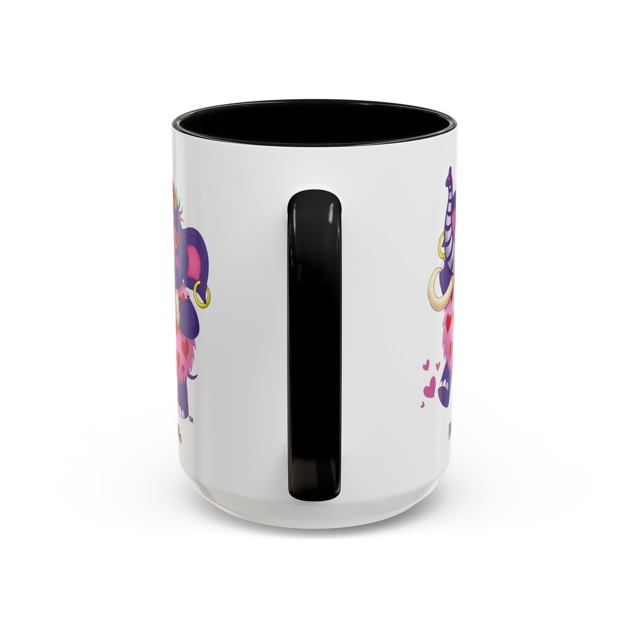 Piklez™ Accent Coffee Mug (11oz & 15oz) – "Full of Love!" Graphic | Smile Universe Collection