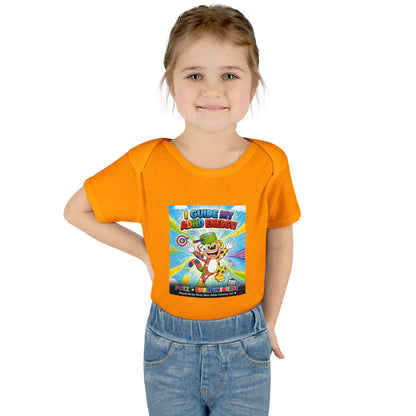 Potz™ Infant Baby Rib Bodysuit – "I Guide My ADHD Energy!" Graphic Onesie | Smile Universe Collection