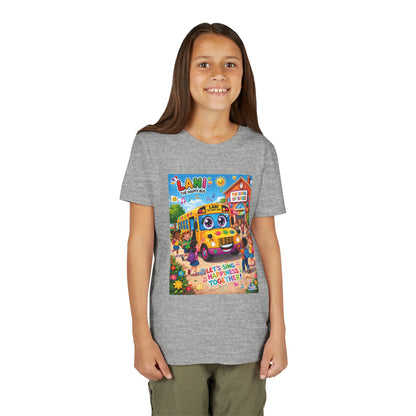 Lani™ Youth Short Sleeve Tee – "Let's Sing Happiness Together!" Graphic