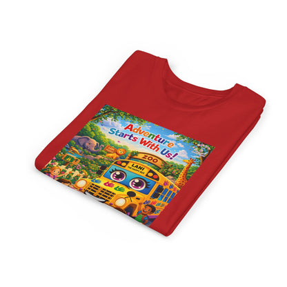 Lani™ Youth Short Sleeve Tee – "Adventure Starts With Us!" Graphic