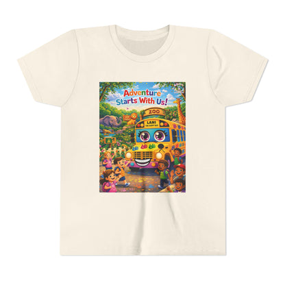 Lani™ Youth Short Sleeve Tee – "Adventure Starts With Us!" Graphic