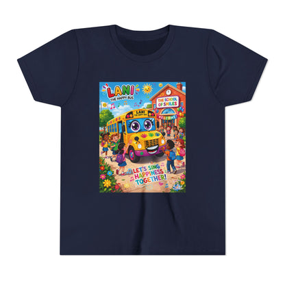 Lani™ Youth Short Sleeve Tee – "Let's Sing Happiness Together!" Graphic