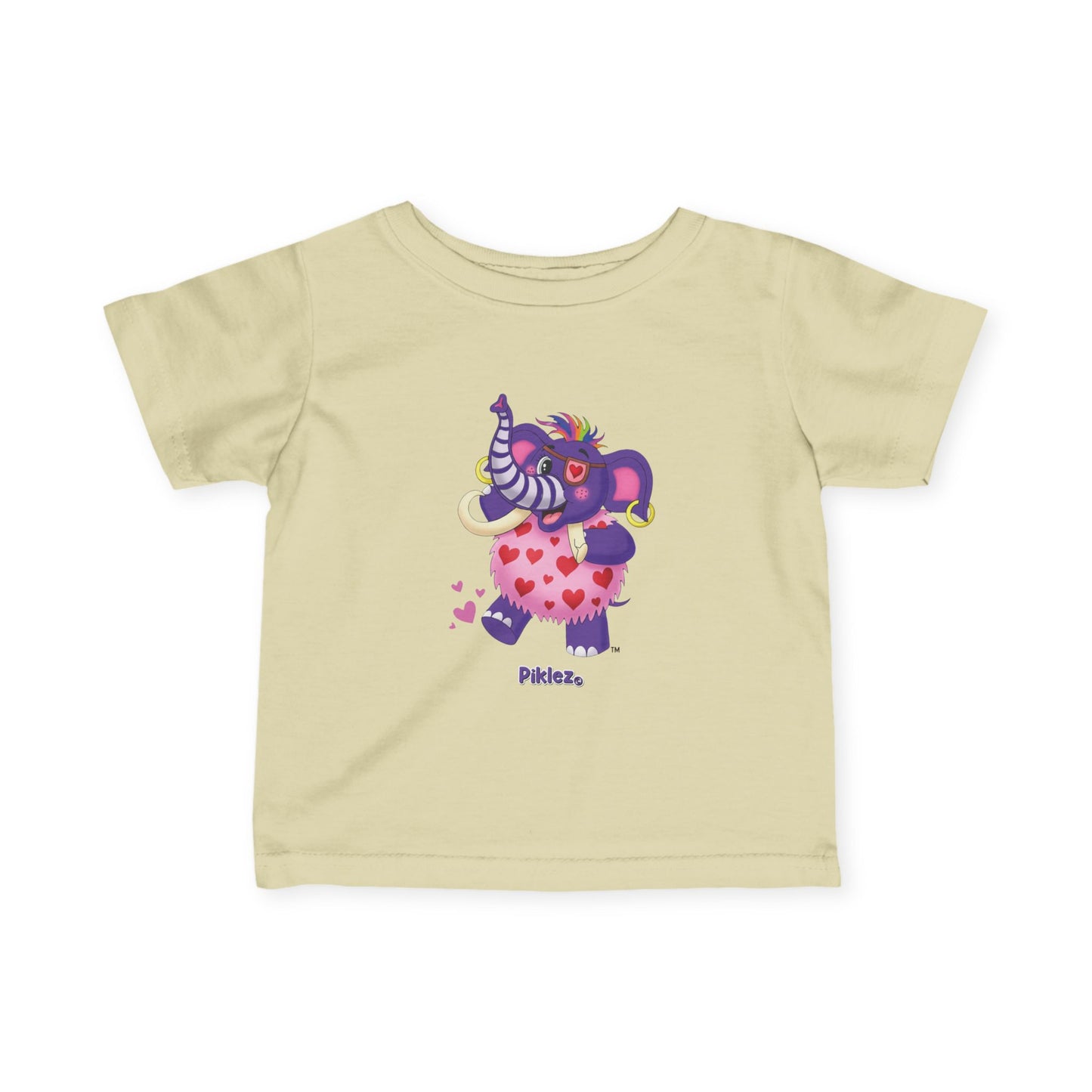 Piklez™ Infant Fine Jersey Tee – "Full of Love!" Graphic Shirt | Smile Universe Collection
