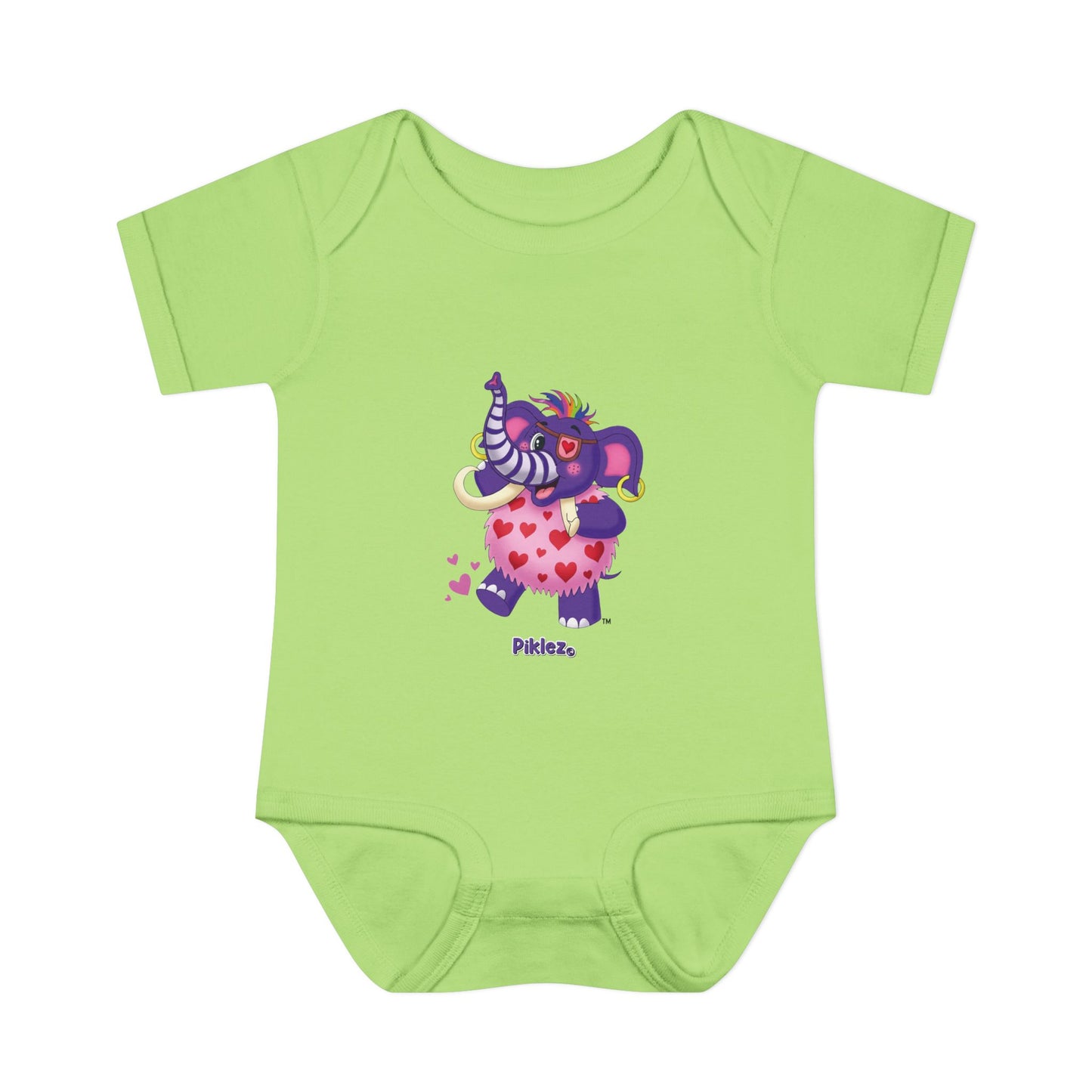 Piklez™ Infant Baby Rib Bodysuit – "Full of Love!" Graphic | Smile Universe Collection