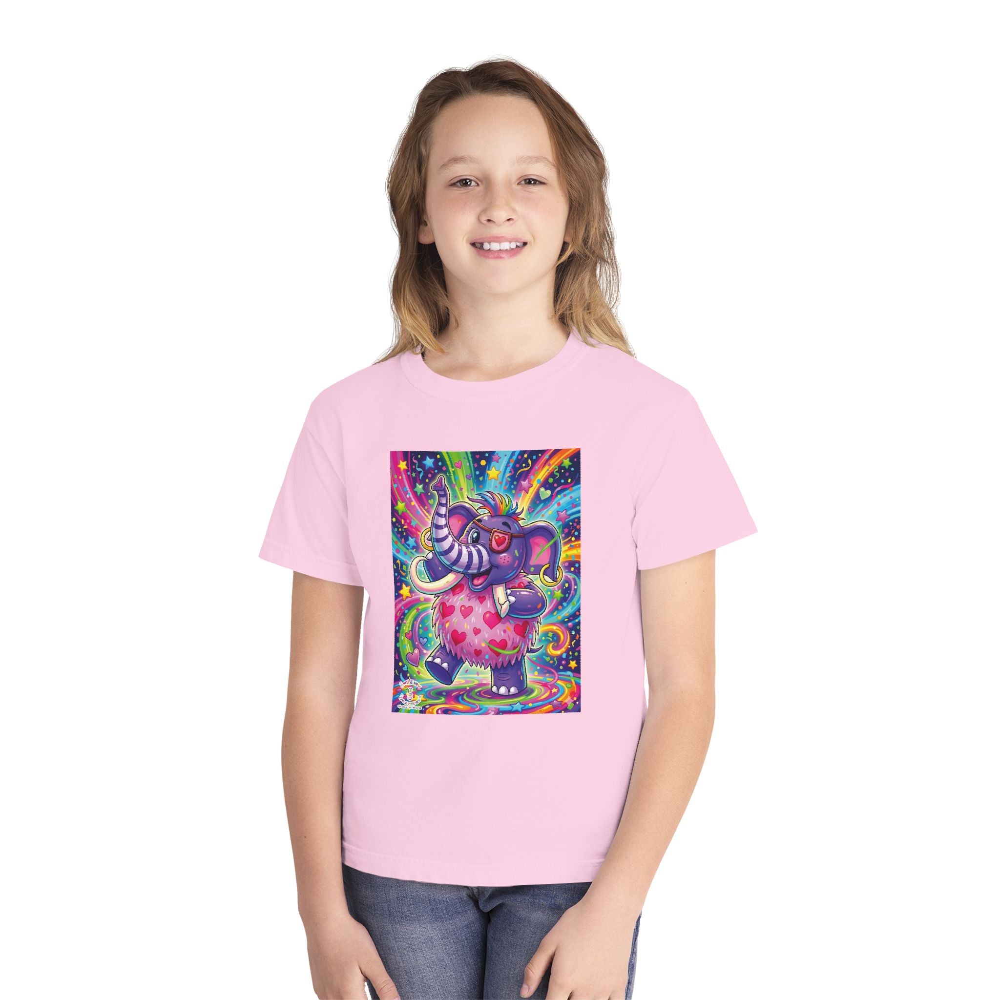 Piklez™ Youth Midweight Tee – "Born to Celebrate!" Graphic Shirt | Smile Universe Collection