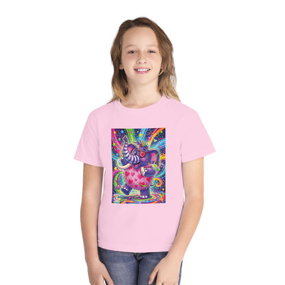 Piklez™ Youth Midweight Tee – "Born to Celebrate!" Graphic Shirt | Smile Universe Collection