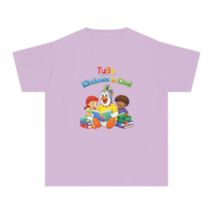 TuBz™ "Kindness Is Cool" Kids T-Shirt - Positive Message Graphic Tee | Smile Universe TuBz4Kidz