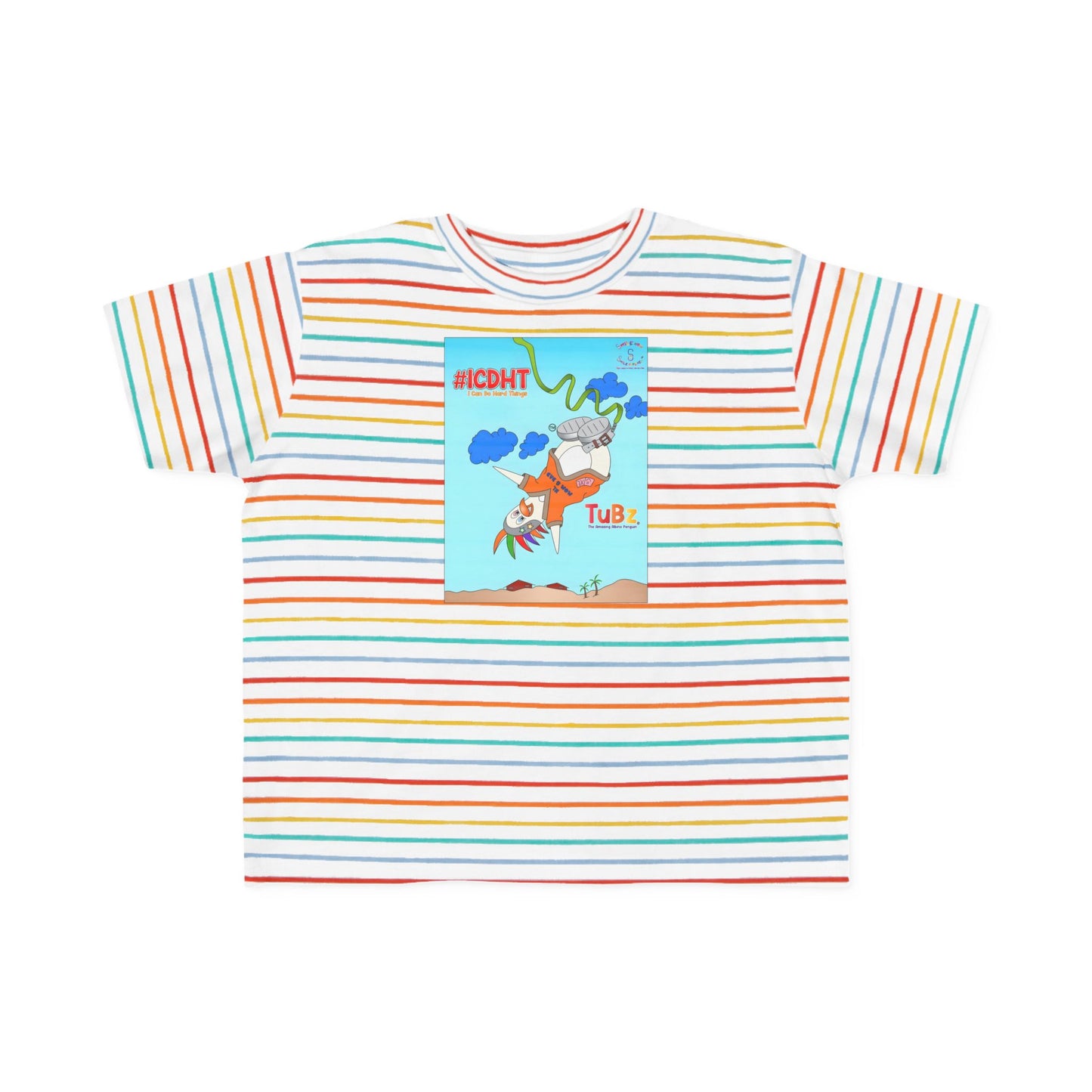 TuBz™ "I Can Do Hard Things" Toddler T-Shirt | Toddler's Fine Jersey Tee  - Positive Kids Graphic Tee