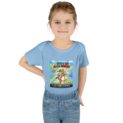 Potz™ Infant Baby Rib Bodysuit – "I Guide My ADHD Energy!" Graphic Onesie | Smile Universe Collection