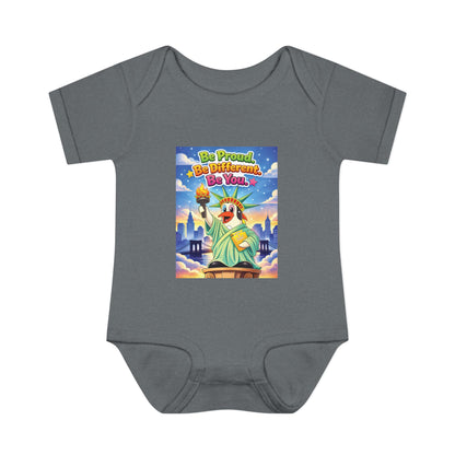 TuBz™ "Be Proud. Be Different. Be You." Infant Bodysuit - Inspirational Baby Onesie