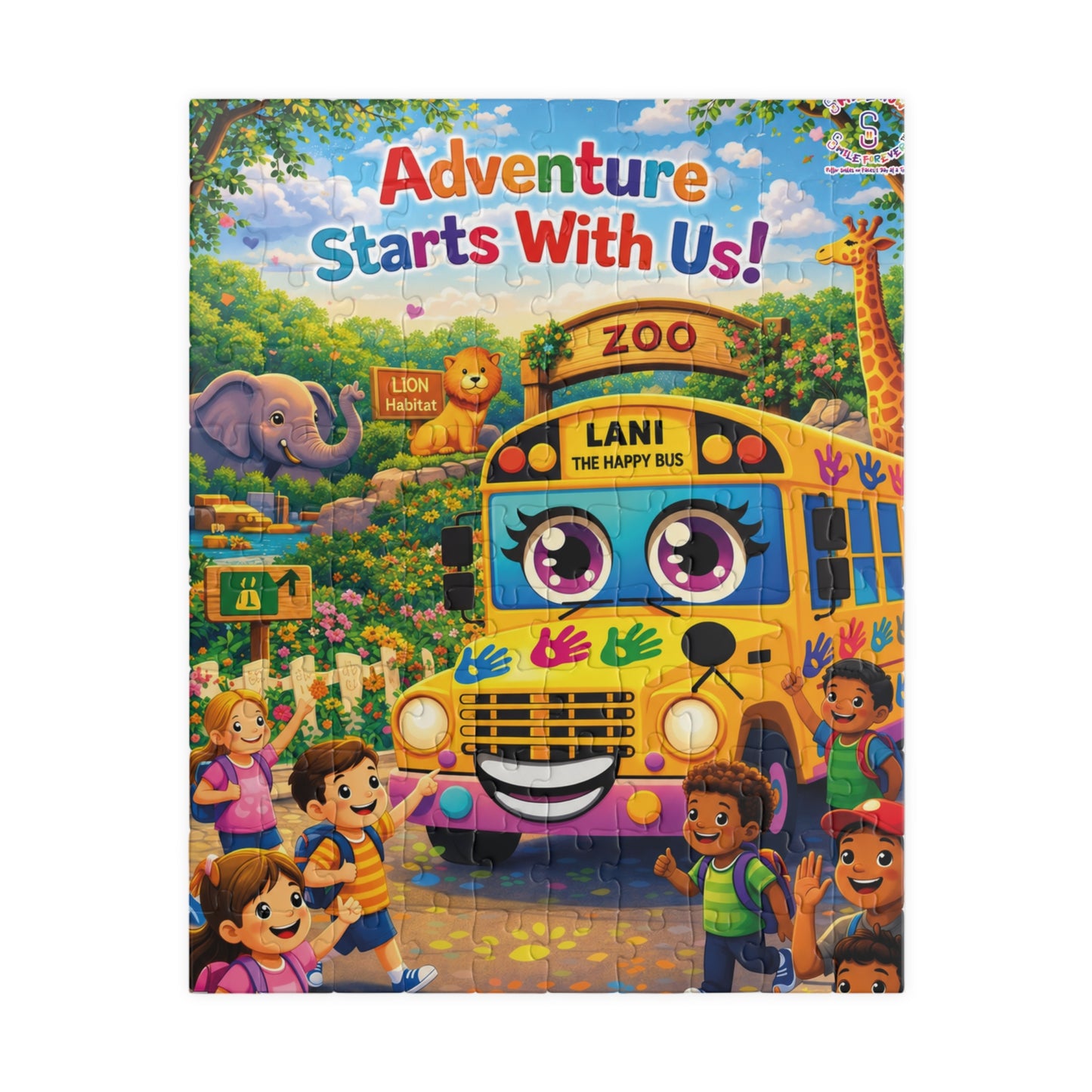 Lani™ Puzzle (110, 252, 520 & 1014-piece) – "Adventure Starts With Us!" Graphic