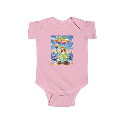 TuBz™ "Be Proud. Be Different. Be You." Infant Bodysuit - Inspirational Baby Onesie