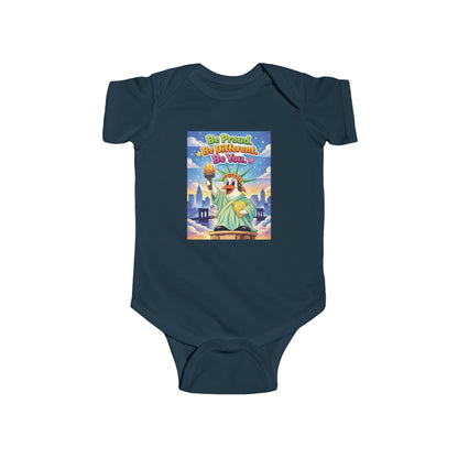 TuBz™ "Be Proud. Be Different. Be You." Infant Bodysuit - Inspirational Baby Onesie