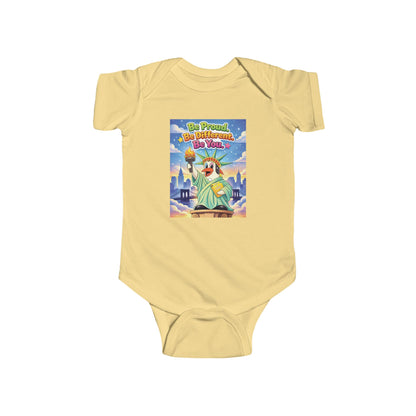 TuBz™ "Be Proud. Be Different. Be You." Infant Bodysuit - Inspirational Baby Onesie