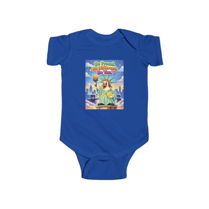 TuBz™ "Be Proud. Be Different. Be You." Infant Bodysuit - Inspirational Baby Onesie