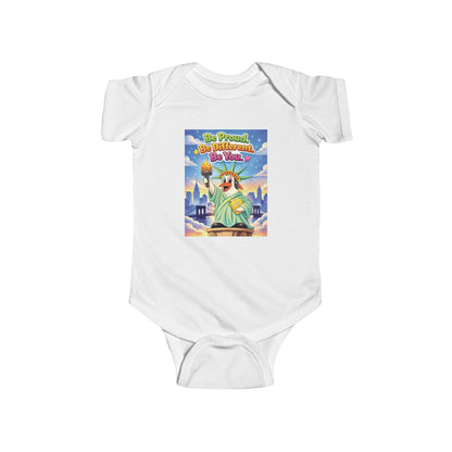 TuBz™ "Be Proud. Be Different. Be You." Infant Bodysuit - Inspirational Baby Onesie
