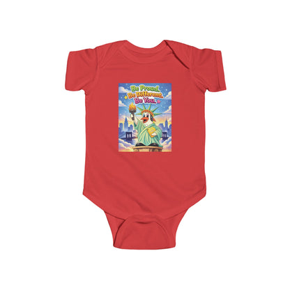 TuBz™ "Be Proud. Be Different. Be You." Infant Bodysuit - Inspirational Baby Onesie