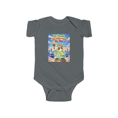 TuBz™ "Be Proud. Be Different. Be You." Infant Bodysuit - Inspirational Baby Onesie