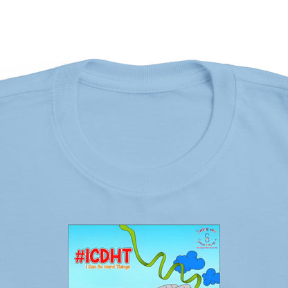 TuBz™ "I Can Do Hard Things" Toddler T-Shirt | Toddler's Fine Jersey Tee  - Positive Kids Graphic Tee