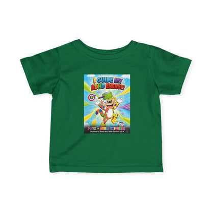 Potz™ Infant Fine Jersey Tee – "I Guide My ADHD Energy!" Graphic Tee | Smile Universe Collection