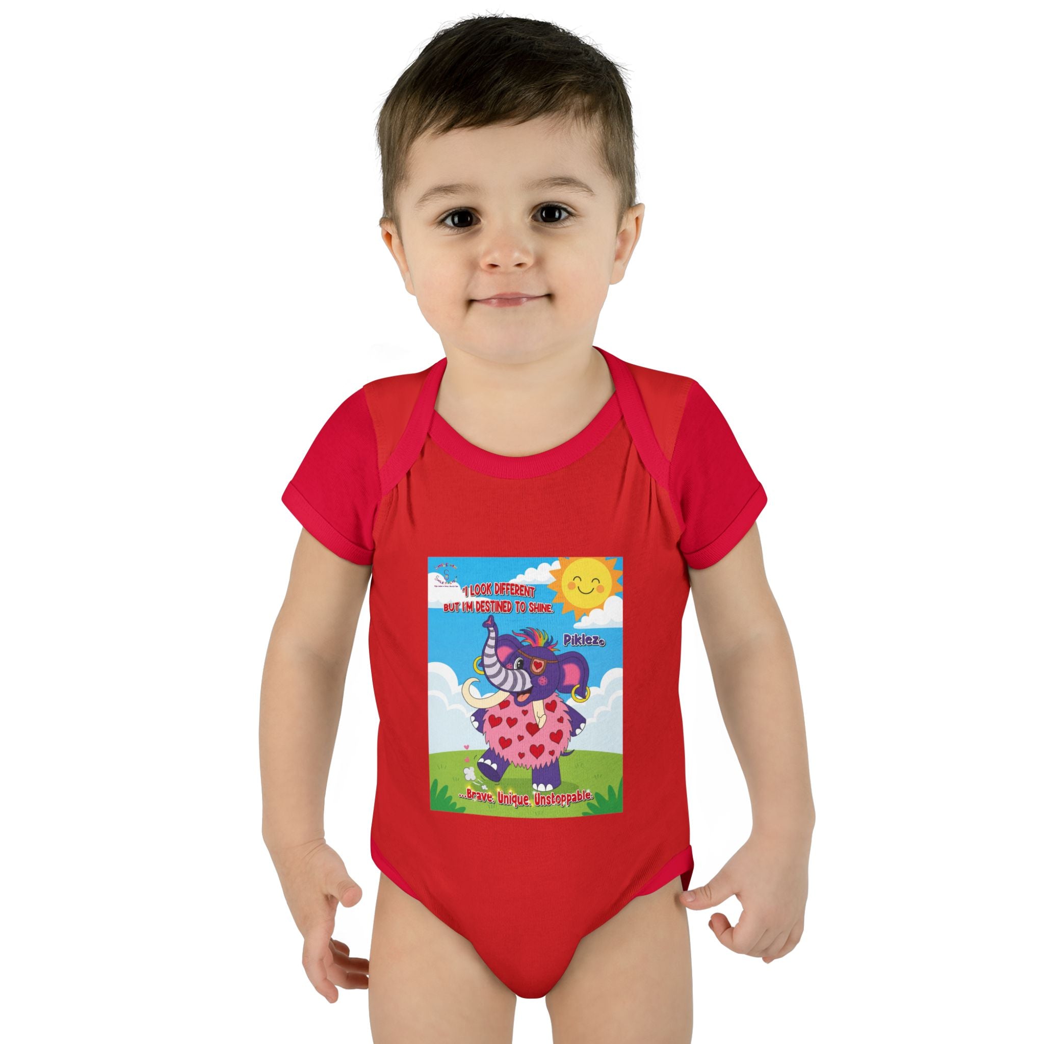 Piklez™ Infant Bodysuit – “Destined to Shine” Baby Outfit | Smile Universe Collection
