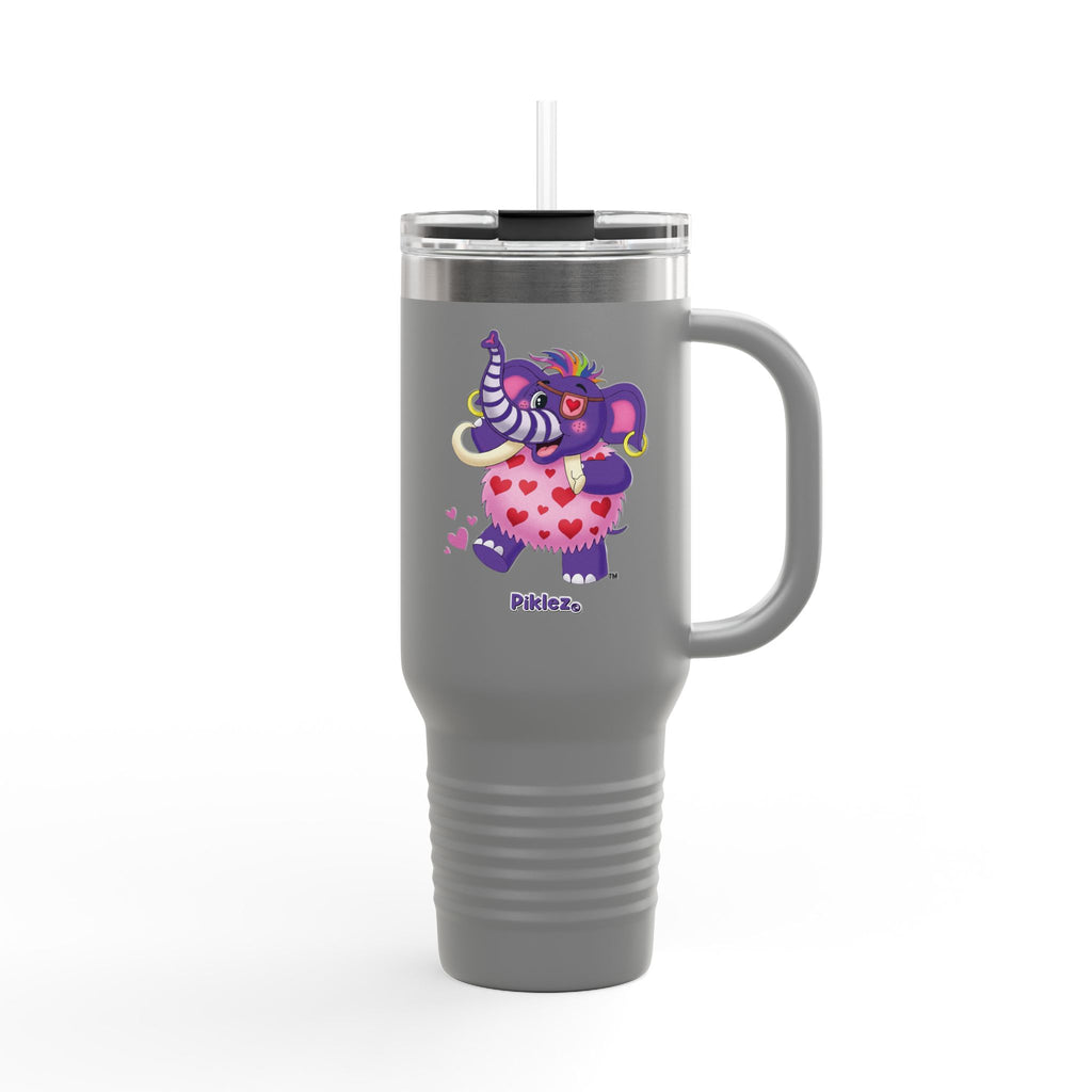 Piklez™ 40oz Insulated Travel Mug – "Full of Love!" Graphic | Smile Universe Collection