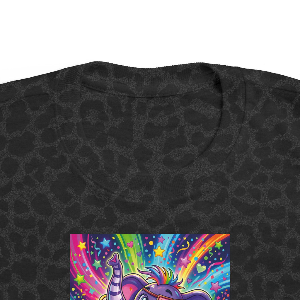 Piklez™ Toddler's Fine Jersey Tee – "Born to Celebrate!" Graphic Shirt | Smile Universe Collection