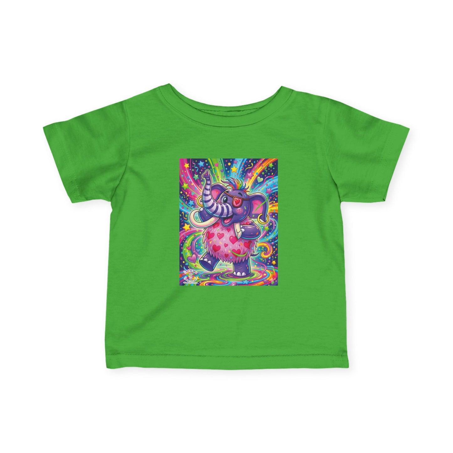 Piklez™ Infant Fine Jersey Tee – "Born to Celebrate!" Graphic Shirt | Smile Universe Collection