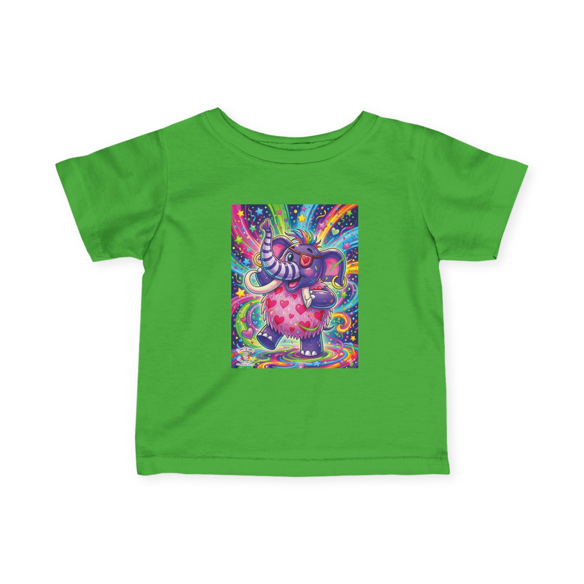 Piklez™ Infant Fine Jersey Tee – "Born to Celebrate!" Graphic Shirt | Smile Universe Collection